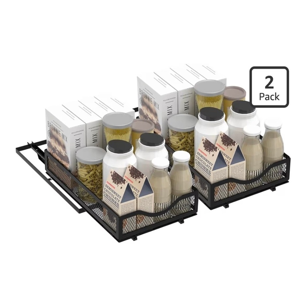 OPEN BOX Pull out Cabinet Organizer (WHITE)